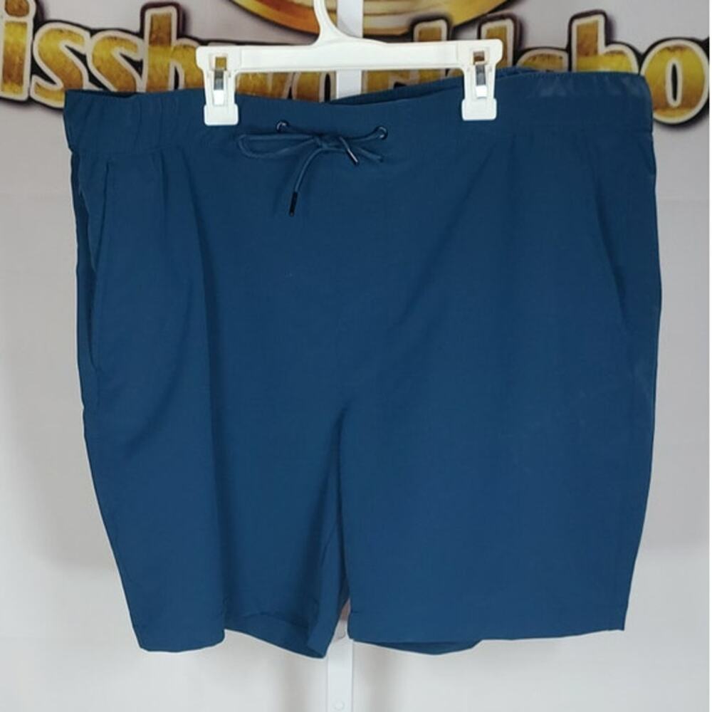 Mens Goodfellow & Co. Teal BLue Swim Trunks Size XL